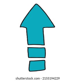Colorful arrow sign vector illustration