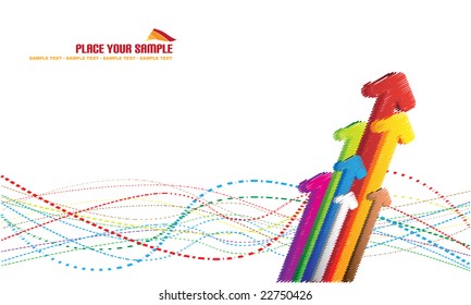 Colorful arrows