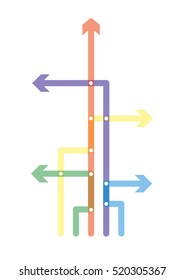 Colorful arrows 