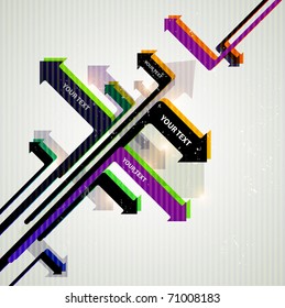 Flechas de colores