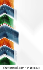 Colorful arrows composition. Vector web brochure, internet flyer, wallpaper or cover poster design.