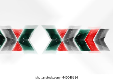 Colorful arrows composition. Vector web brochure, internet flyer, wallpaper or cover poster design.