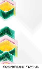 Colorful arrows composition. Vector web brochure, internet flyer, wallpaper or cover poster design.