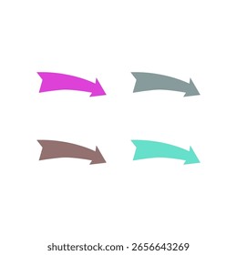 SETAS COLORIDAS ELEMENTOS DE DESIGN ARTE GRÁFICA