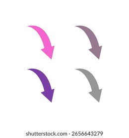 FLECHAS DE COLORES ELEMENTOS DE DISEÑO ARTE GRÁFICO