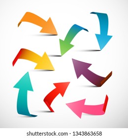 Colorful Arrows Set