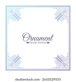 colorful art frame design template