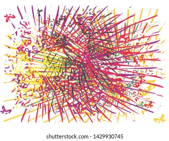 a lot of colorful art splash background