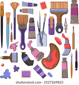 Colorful Art Supplies for Creative Projects