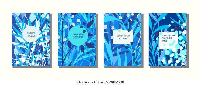 Colorful artistic background with bright blossom. Cover design with floral pattern.It can be used for invitation, card, cover book, catalog. Size A4. 