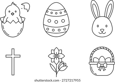 Farbenfrohe, künstlerische Typografie mit der Schreibweise 'OSTERN' mit lebendigen Feder- und Ei-Illustrationen, perfekt für Frühlingsfeiern und Urlaubsdesigns.