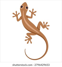Colorful artwork of lizard emblem vectorized artwork layout template