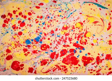 colorful artwork texture ebru 