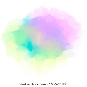 Colorful asbtract paper texture vector splash for tag, illustration, card, wallpaper. Bright hand drawn art spot for design, decoration, frame
