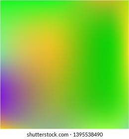 Colorful attractive background for electronic devices. Random splash and spreading spot. Vector illustration flyer. Green colorful background for modern devices.