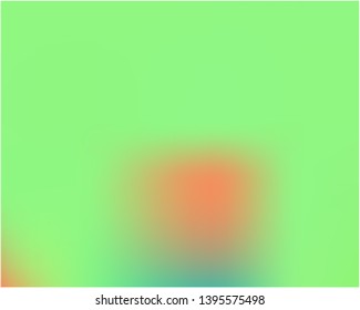 Colorful attractive background for electronic devices. Nice splash and spreading spot. Vector illustration show. Green colorful background for modern devices.