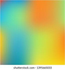 Colorful attractive background for electronic devices. Creative splash and spreading spot. Vector illustration flat. Blue colorful background for modern devices.