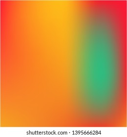 Colorful attractive background for electronic devices. Juicy splash and spreading spot. Vector illustration show. Orange colorful background for modern devices.