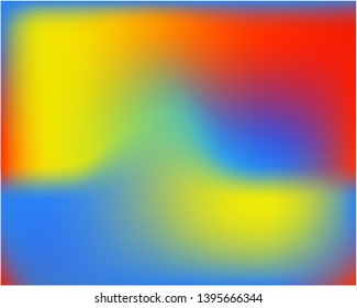 Colorful attractive background for electronic devices. Graceful splash and spreading spot. Vector illustration flat. Blue colorful background for modern devices.