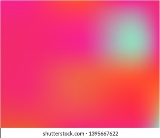 Colorful attractive background for electronic devices. Vector illustration flat. Unreal splash and spreading spot. Red colorful background for modern devices.