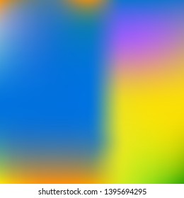 Colorful attractive background for electronic devices. Vector illustration cover. Interesting splash and spreading spot. Blue colorful background for modern devices.
