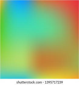 Colorful attractive background for electronic devices. Juicy splash and spreading spot. Vector illustration flat. Blue colorful background for modern devices.