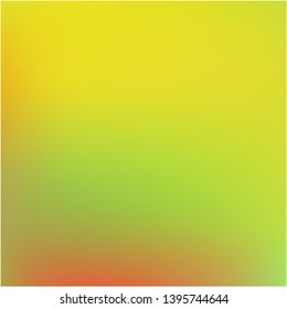 Colorful attractive background for electronic devices. Unreal splash and spreading spot. Vector illustration shape. Yellow colorful background for modern devices.