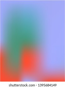 Colorful attractive background for gradient mesh. Pretty splash and spreading spot. Vector illustration space. Blue colorful background for smartphones and electronic tablets.