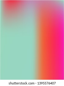 Colorful attractive background for mobile phone. Graceful splash and spreading spot. Vector illustration cover. Blue colorful background for smartphones and electronic tablets.