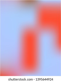 Colorful attractive background for mobile phone. Magic splash and spreading spot. Vector illustration show. Red colorful background for smartphones and electronic tablets.