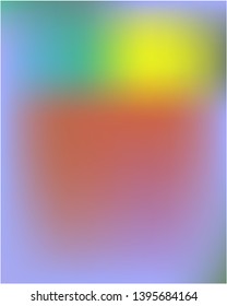 Colorful attractive gradient mesh background for mobile phone. Unreal splash and spreading spot. Vector illustration flat. Blue colorful background for smartphones and electronic tablets.