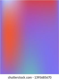 Colorful attractive gradient mesh background for mobile phone. Interesting splash and spreading spot. Vector illustration presentation. Violet colorful background for smartphones and electronic tablets.