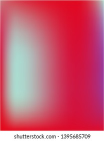 Colorful attractive gradient mesh background for mobile phone. Startling splash and spreading spot. Vector illustration layout. Red colorful background for smartphones and electronic tablets.