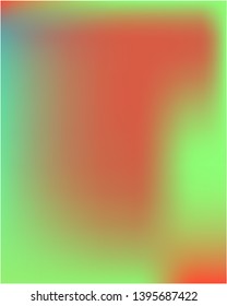 Colorful attractive gradient mesh background for mobile phone. Strange splash and spreading spot. Vector illustration invite. Red colorful background for smartphones and electronic tablets.