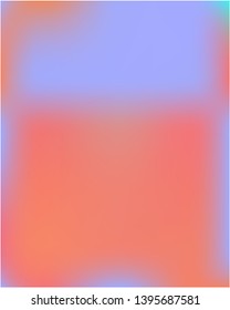 Colorful attractive gradient mesh background for mobile phone. Vector illustration invite. Startling splash and spreading spot. Orange colorful background for smartphones and electronic tablets.