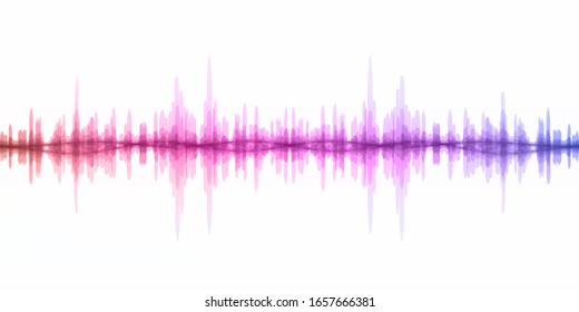 Colorful Audio Waves Logo Symbol Icon. Vector Illustration