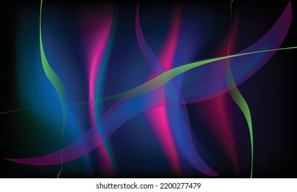 colorful aurora abstract background,vector illustration