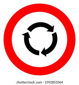 Colorful auto traffic sign  icons 