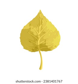 Farbiges Herbstblatt. Vektorgrafiken.