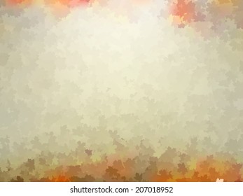 Colorful autumn leaves template pattern. And also includes EPS 10 vector