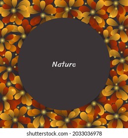 Colorful of Autumn leaves wreath vector for decoration on Autumn season, natural and Thanksgiving festival.