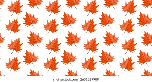 Um Maple Colorido de outono deixa padrão que captura a essência da temporada de outono