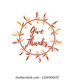 Colorful autumn wreath. Vector illustration. Design elements for invitations, greeting cards, quotes, blogs, posters, banners