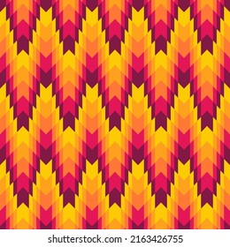 Colorful aztec kilim seamless pattern.