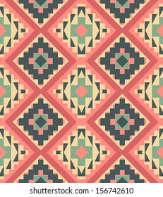 Colorful aztec pattern