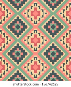 Colorful aztec pattern