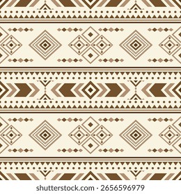 Colorful Aztec tribal geometric pattern in ethnic Mexican style Traditional folk art design for textile, fabric, carpet, background, fashion