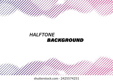 Colorful backdrop with dynamic square halftone. Wavy vibrant square halftone background. Abstract monochrome illustrated graphic design.