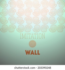 Colorful backdrop at light background