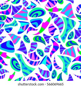 colorful background with abstract figures, vector